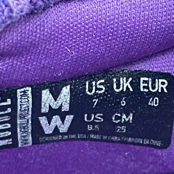 NOBULL Diamond Knit Runner Lightweight Running Shoes Unisex M 7 / W 8.5 Purple