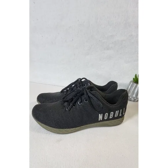Nobull Project Unisex Black Super Fabric Trainers Athletic Shoes Size 10/11.5