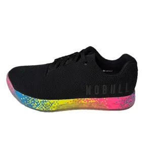NOBULL Super Fabric Neon Glitch Trainer Shoes Unisex Mens 10.5 W 12 Mint Cond.