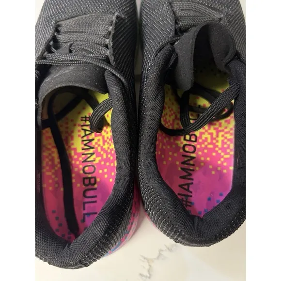 NOBULL Super Fabric Neon Glitch Trainer Shoes Unisex Mens 10.5 W 12 Mint Cond.