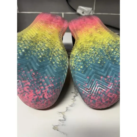 NOBULL Super Fabric Neon Glitch Trainer Shoes Unisex Mens 10.5 W 12 Mint Cond.