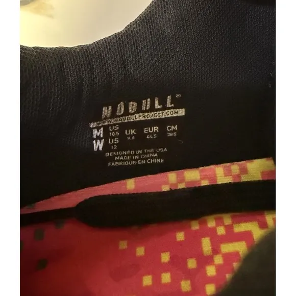 NOBULL Super Fabric Neon Glitch Trainer Shoes Unisex Mens 10.5 W 12 Mint Cond.