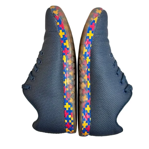 Nobull Superfabric Navy Pixel Trainers Shoes Blue Sneakers Women’s 7.5
