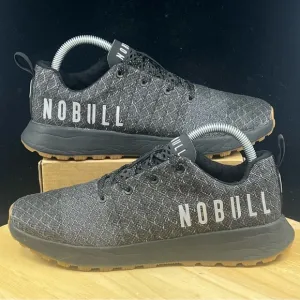 NoBull Trail Runner Gray Black Matryx Size Mens 7/ Womens 8.5 Shoes