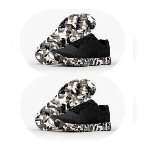 NOBULL Women's Impact Black Wild Granite Shoes W 5.5 NEW