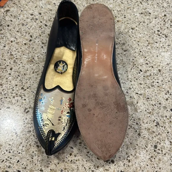 NOS hand, painted shoes