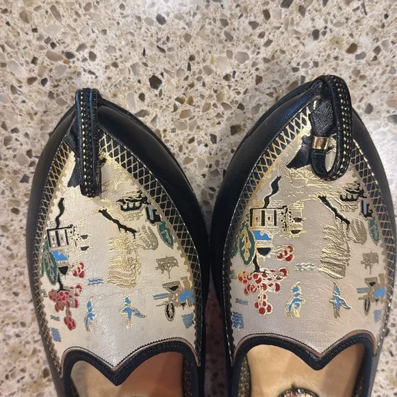 NOS hand, painted shoes