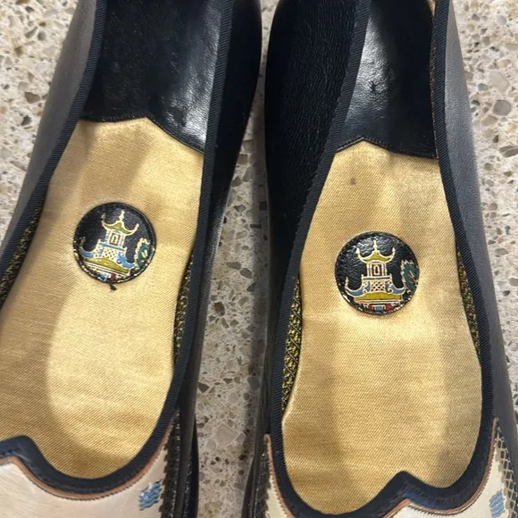 NOS hand, painted shoes
