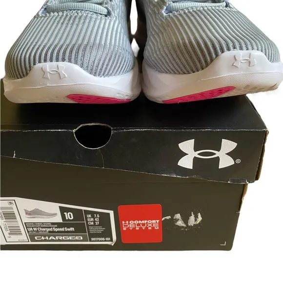 NWB Under Armour Charged Speed Swift Sneakers Women Sz 10 Workout Running Shoes