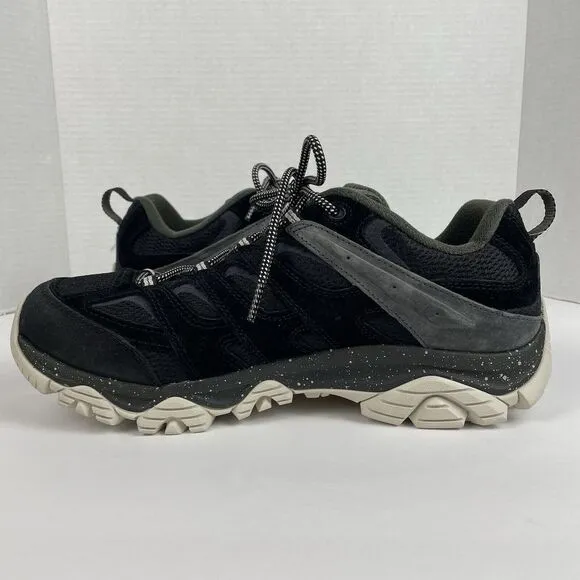 NWOB Merrell Moab 3 11.5 W Black Athletic Trail Hiking Shoes Sneakers‎ Trekking