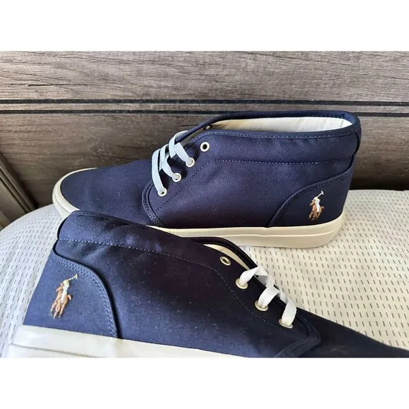 NWOB Polo Ralph Lauren MEN'S SHOES 11.5 Keaton Chukka Sneakers