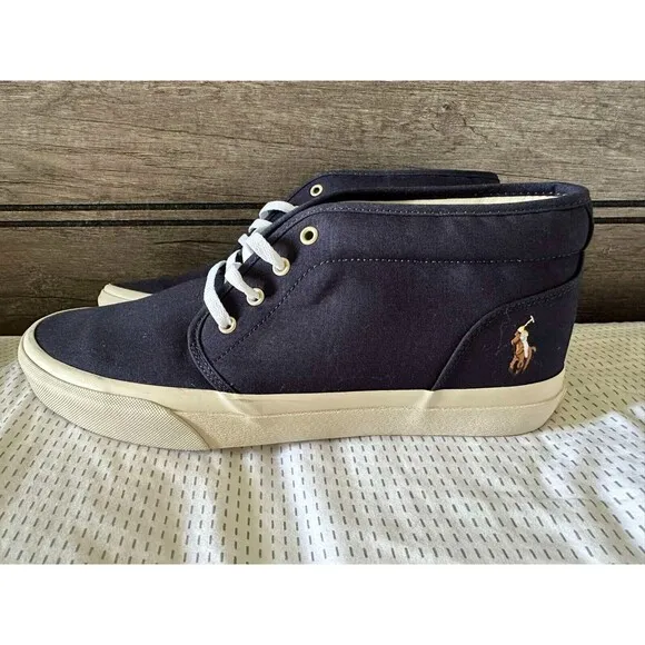 NWOB Polo Ralph Lauren MEN'S SHOES 11.5 Keaton Chukka Sneakers