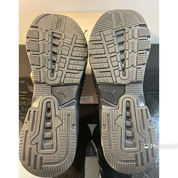 NWOB Puma Provoke XT FM Mono 193787 02 Black/Metallic Silver Shoes Women’s SZ9.5