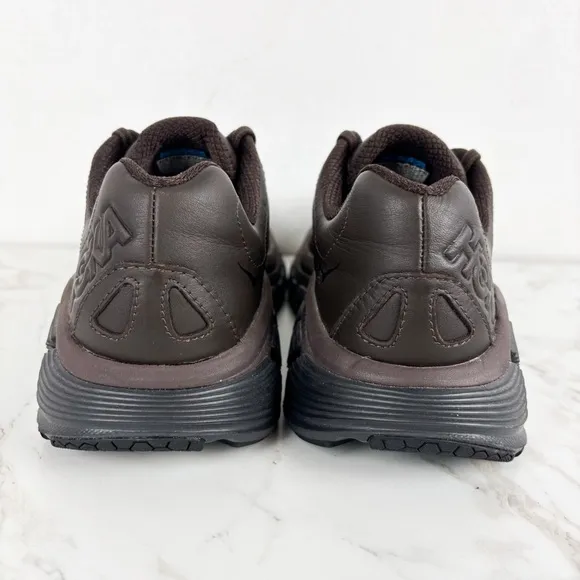NWOT HOKA One One Men’s Gaviota Leather Shoes Sz 8