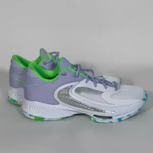 NWOT Men's Nike White/Purple Zoom Freak 4 Low Top Shoes