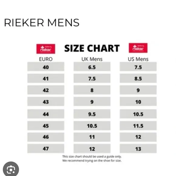 NWOT Men’s Rieker Antistress Shoes Size 11.5