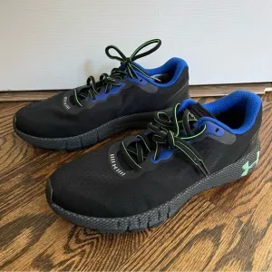 NWOT Under Armour HOVR Machina 2 Running Shoes Black Blue Mens