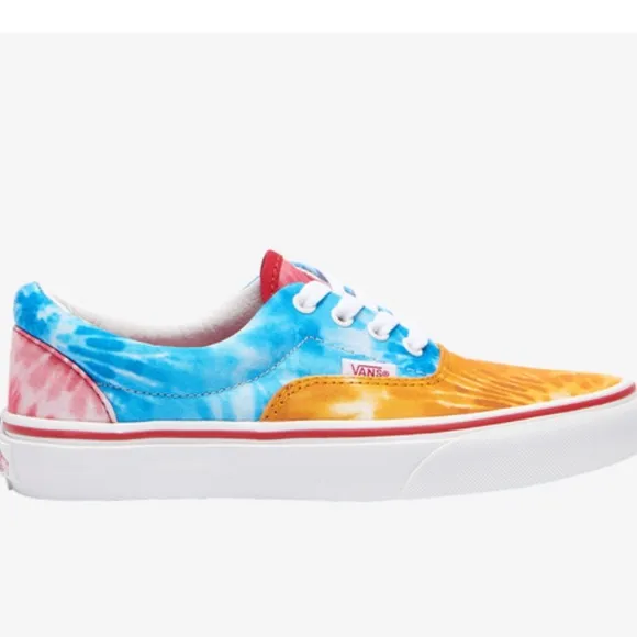 NWOT Vans Era Vibrant Tie-Dye Sneakers-Boys size 7, Women’s size 8