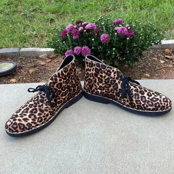 NWOT Clarks Original Desert Boot 2 Leopard Print