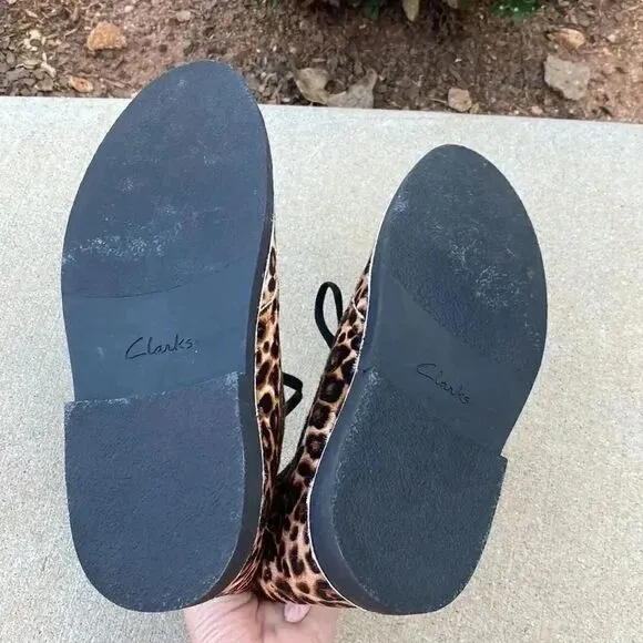 NWOT Clarks Original Desert Boot 2 Leopard Print