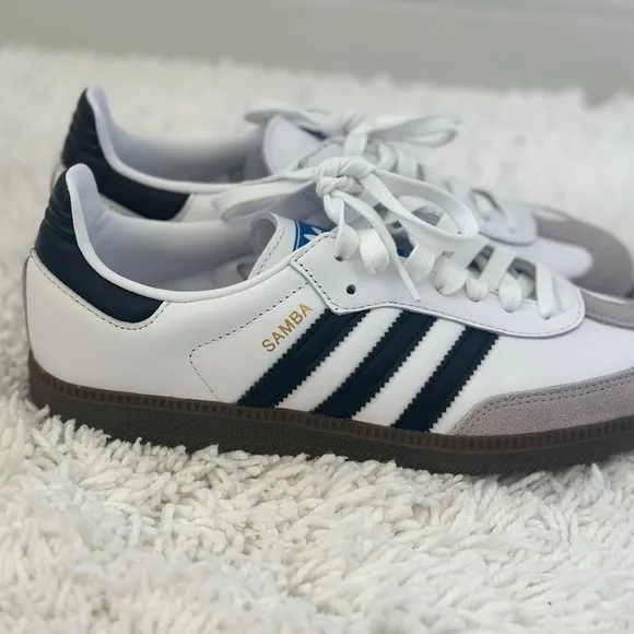 NWT Adidas Black and White Samba OG Sneaker Unisex Shoes Size Mens 6.5
