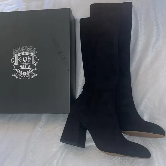 NWT Anthropologie SILENT D ROSEMARY Boot in Black
