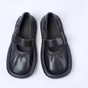NWT CAMPER AQUA BLACK BALLERINA SHOES Size 7US/37EU
