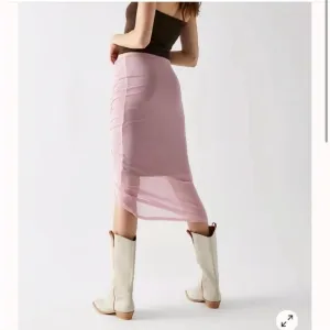 NWT Free People Lilac Wine Medium New Side Gather Layered Skirt Sheer
