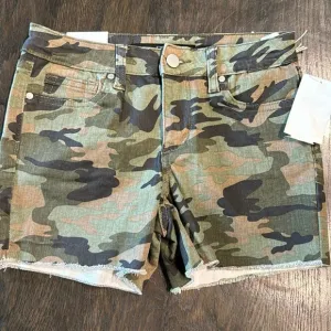 NWT Joe's Jeans Girls' Wildlife Jean Shorts Stretch Cut off Size 16 MSRP $75