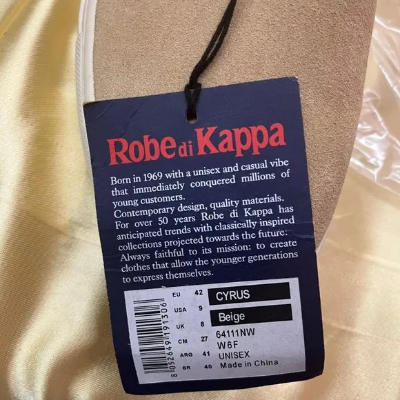 NWT Kappa 1pc Robe Di Kappa Cyrus Unisex shoes