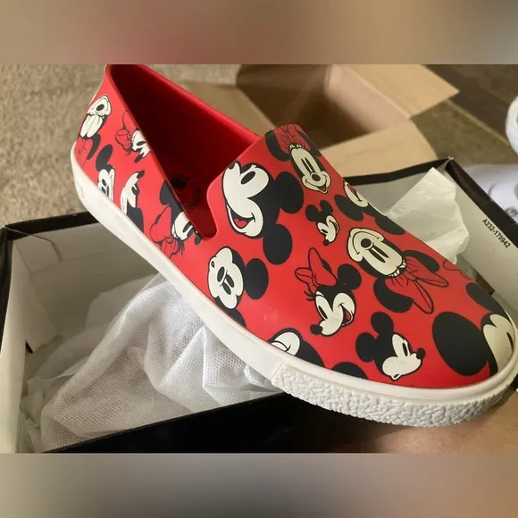 NWT MELISSA | Disney Mickey Minnie Mouse Ground Sneakers Size 7 Unisex