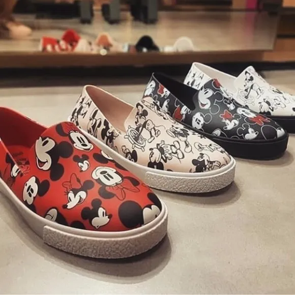 NWT MELISSA | Disney Mickey Minnie Mouse Ground Sneakers Size 7 Unisex