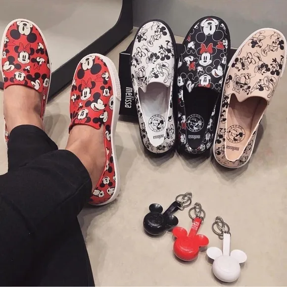 NWT MELISSA | Disney Mickey Minnie Mouse Ground Sneakers Size 7 Unisex
