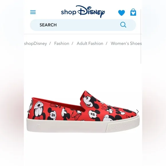 NWT MELISSA | Disney Mickey Minnie Mouse Ground Sneakers Size 7 Unisex