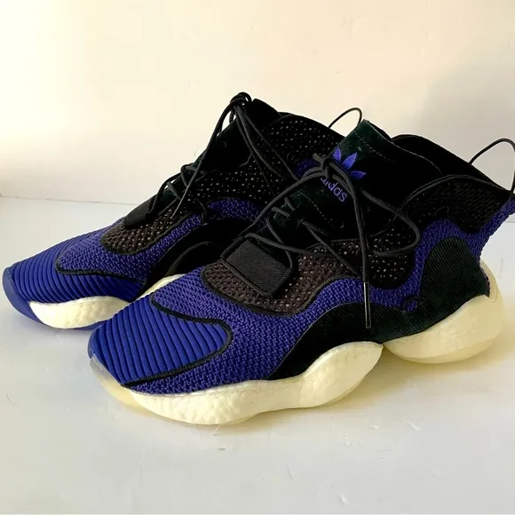 NWT Men’s Adidas Crazy BYW Purple Basketball Shoes Size 8