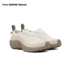 NWT: MERRELL 1TRL TAUPE JUNGLE MOC EVO WOVEN SNEAKERS IN PARCHMENT (5)
