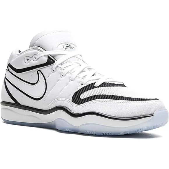 NWT NIKE Mens G.T. Hustle 2 Basketball Shoes ,White/Black-Size 11