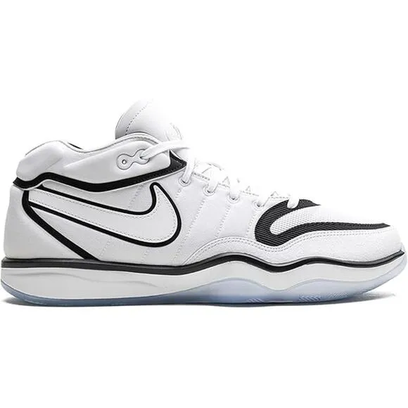 NWT NIKE Mens G.T. Hustle 2 Basketball Shoes ,White/Black-Size 9
