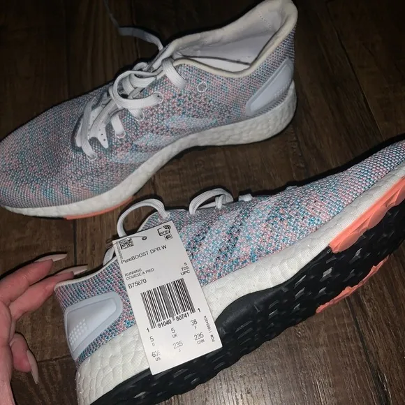 Nwt Running shoes adidas PureBOOST DPR  blue spring $170 athletic activewear
