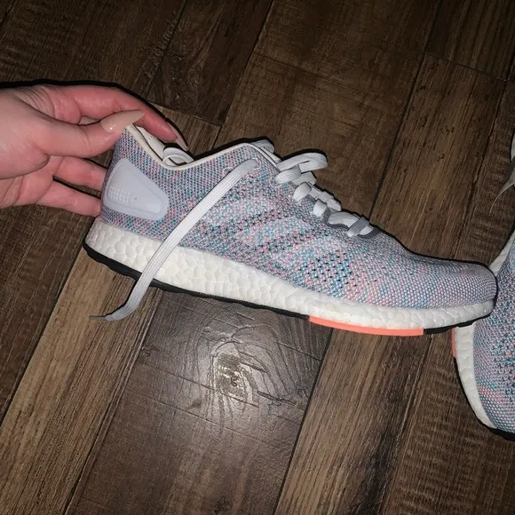 Nwt Running shoes adidas PureBOOST DPR  blue spring $170 athletic activewear