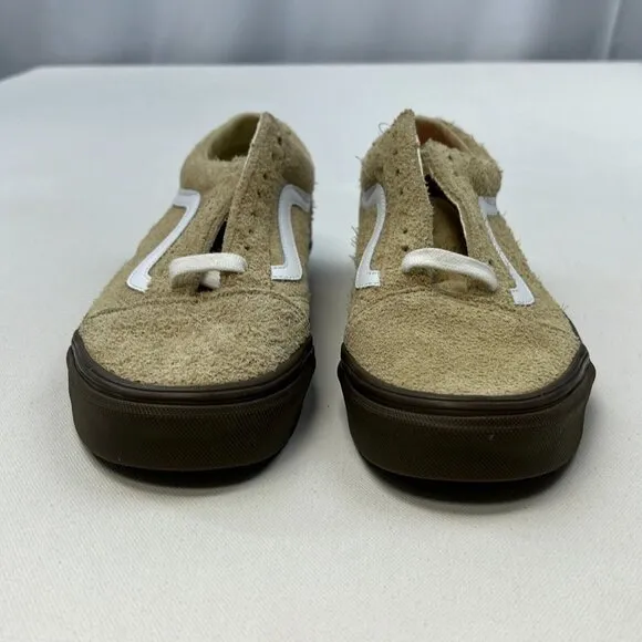 NWT Vans Unisex Old Skool Khaki Lace Up Low Top Sneaker Shoes Size M 7.5 W 9