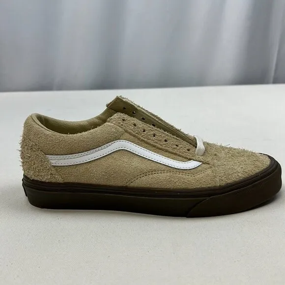 NWT Vans Unisex Old Skool Khaki Lace Up Low Top Sneaker Shoes Size M 7.5 W 9