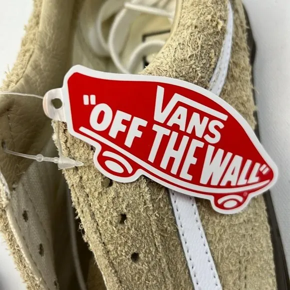 NWT Vans Unisex Old Skool Khaki Lace Up Low Top Sneaker Shoes Size M 7.5 W 9