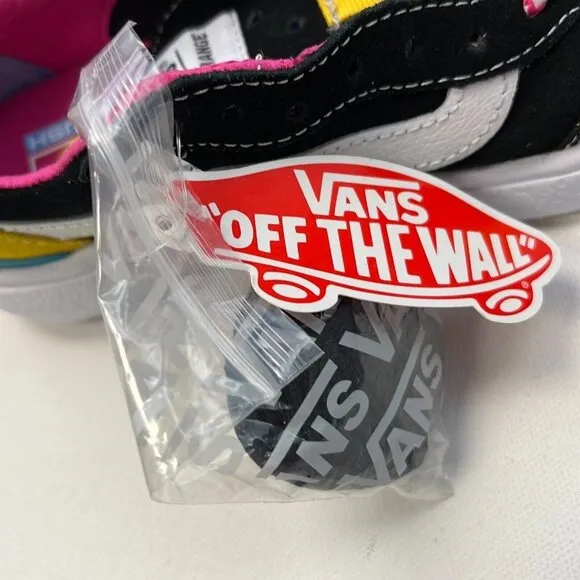 NWT Vans Unisex Ultrarange Exo Se Black/Multi Lace Up Sneaker Shoes Sz M 4 W 5.5