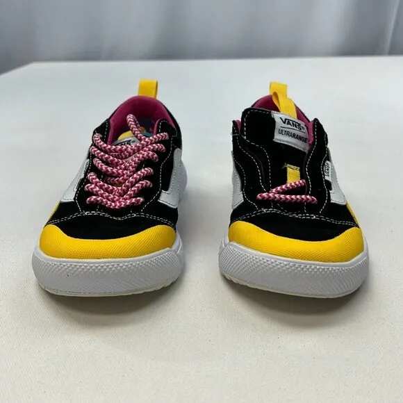 NWT Vans Unisex Ultrarange Exo Se Black/Multi Lace Up Sneaker Shoes Sz M 4 W 5.5