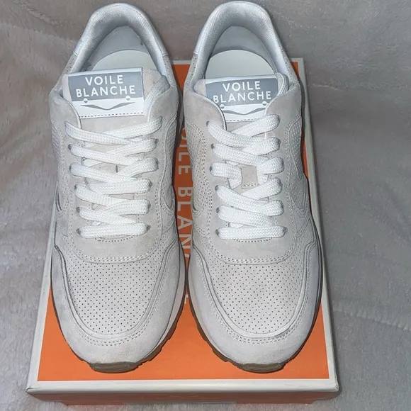 NWT VOILE BLANCHE Paris Race Sneaker in Ice