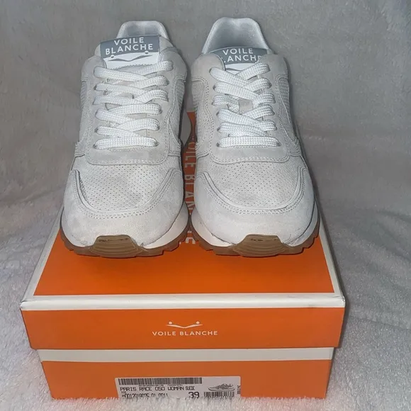 NWT VOILE BLANCHE Paris Race Sneaker in Ice