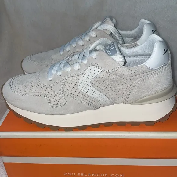 NWT VOILE BLANCHE Paris Race Sneaker in Ice