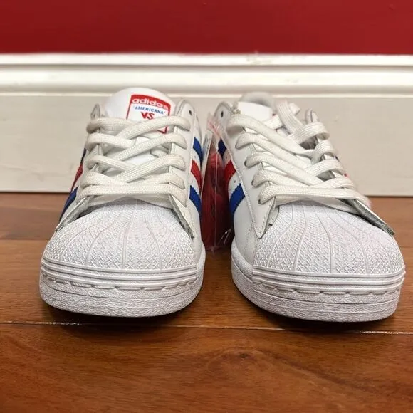 NWT Adidas Men’s Original Americana vs. Superstar 'USA' FV3687 Size 6