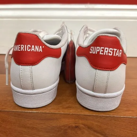 NWT Adidas Men’s Original Americana vs. Superstar 'USA' FV3687 Size 6